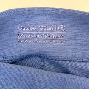 Outdoor Voices Lilac Leggings XS